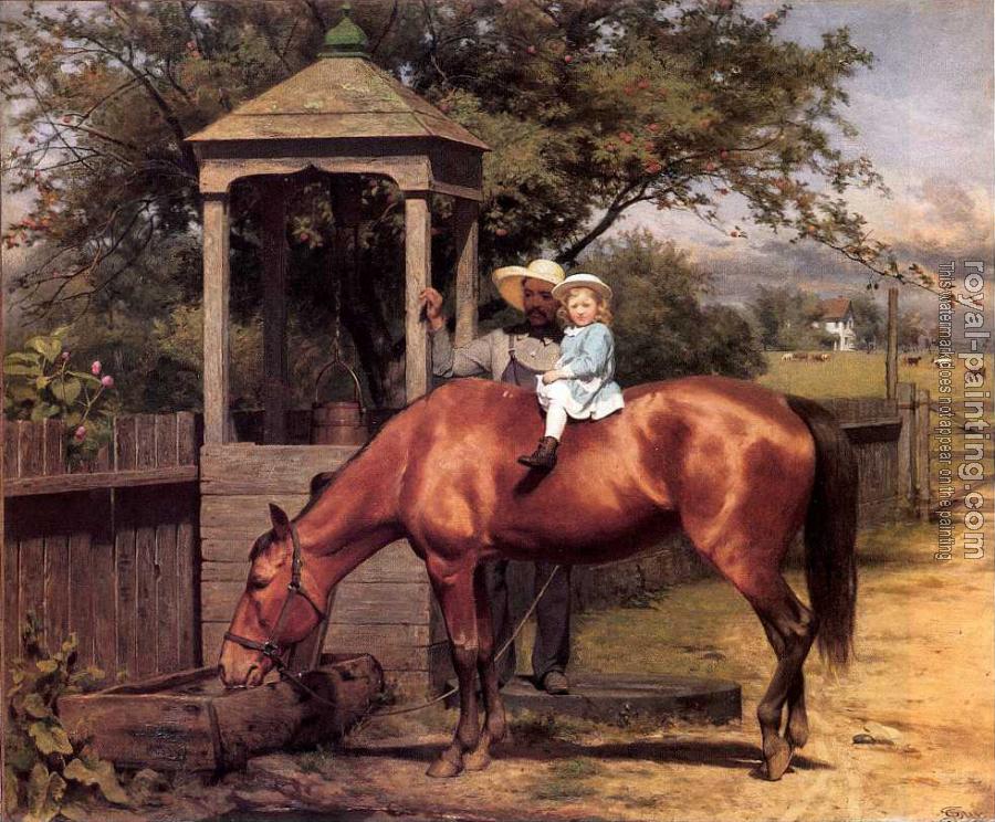 Seymour Joseph Guy : Equestrian portrait